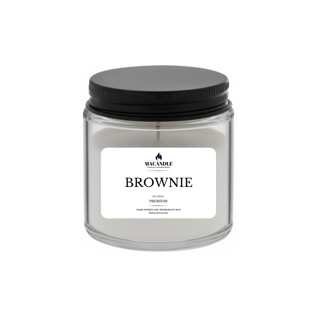 BROWNIE Naturalna Świeca Sojowa Zapach Domu 120ML