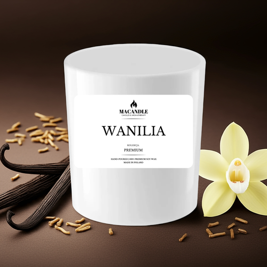 Personalizowana Świeca Sojowa MACANDLE na Prezent – Z Etykietą, Ręcznie Robiona, 100% Naturalny Wosk Sojowy