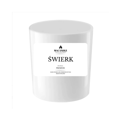 Świerk Naturalna Świeca Sojowa Zapach Domu 200ml/300ml
