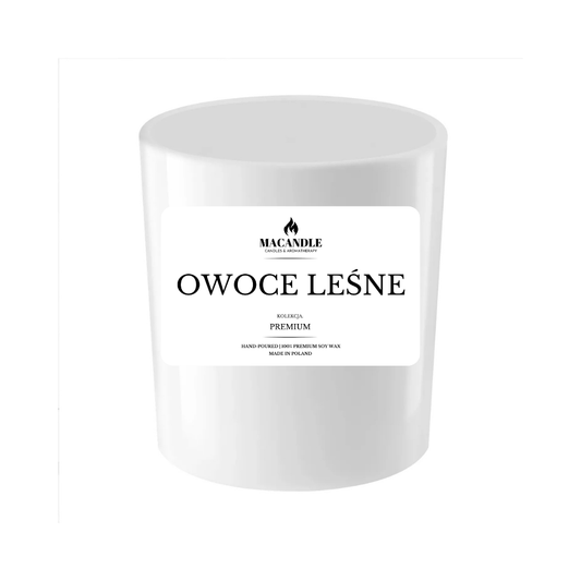 OWOCE LEŚNE Naturalna Świeca Sojowa Zapach Domu