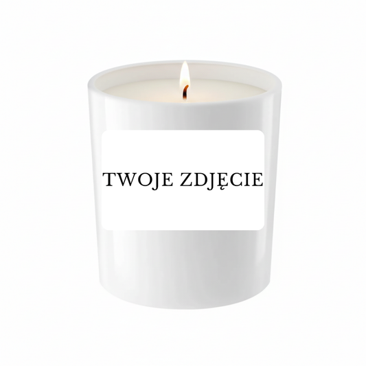 Personalizowana Świeca Sojowa MACANDLE na Prezent – Z Etykietą, Ręcznie Robiona, 100% Naturalny Wosk Sojowy