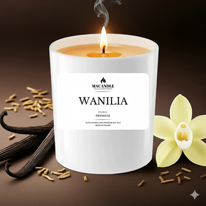 WANILIA Naturalna Świeca Sojowa Zapach Domu 200ml/300ml